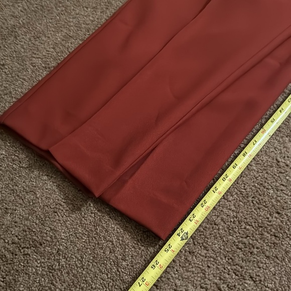 Women’s Burnt Orange 24 W Pant Suit or 3X and 3X Cream Camisole - Picture 9 of 11